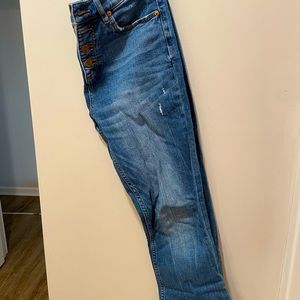 Loft High Waist Kick Crop